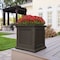 Mayne Fairfield Patio Planter 20x20 - Espresso 5825-ES - alternate 1